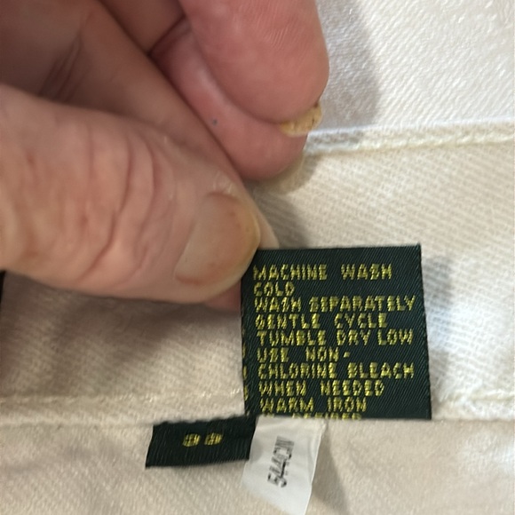 Mens Wheat colored U JEANS. Size 33 - Picture 8 of 8